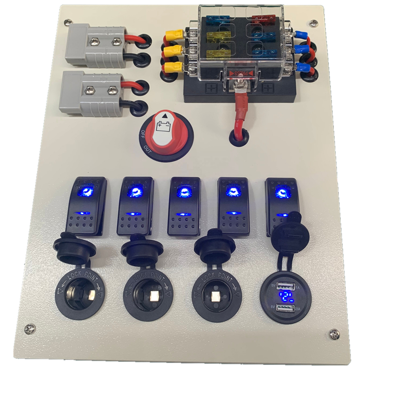 Outdoor Power Block - Panel sterowania zasilania 12V do pojazdów