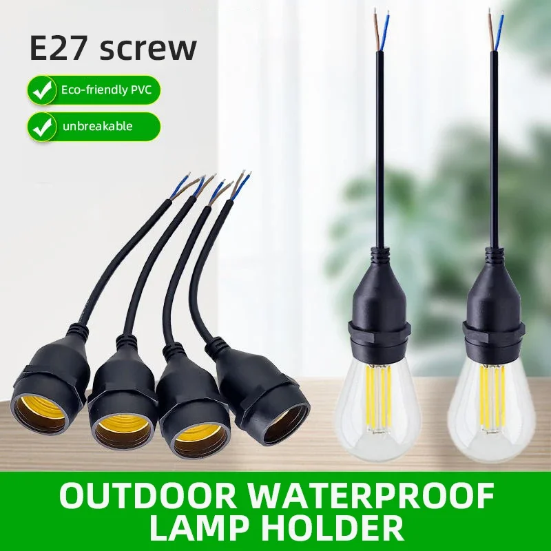 Outdoor Power Head - Uniwersalna oprawka lampy E27 z przewodem