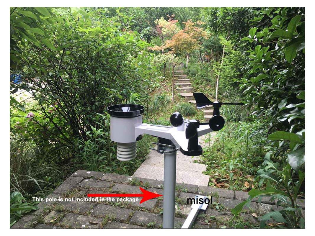 Outdoor Power Meter - Stacja pogodowa MISOL WiFi z czujnikiem