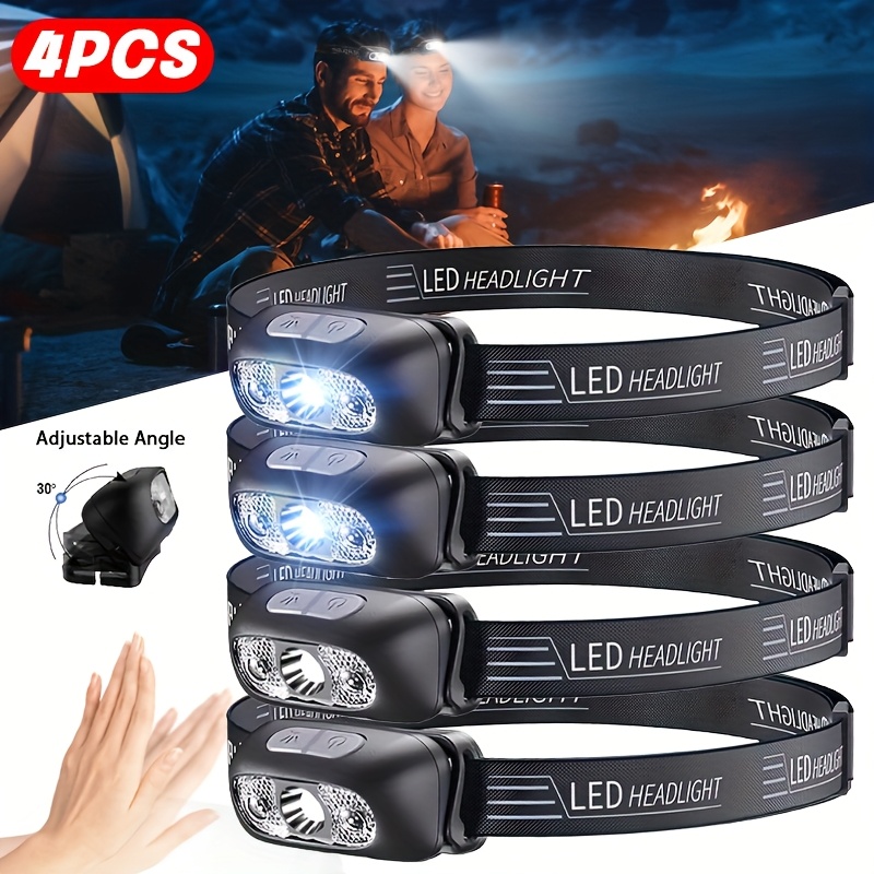 Outdoor Power Head - Mocna, regulowana latarka czołowa LED z