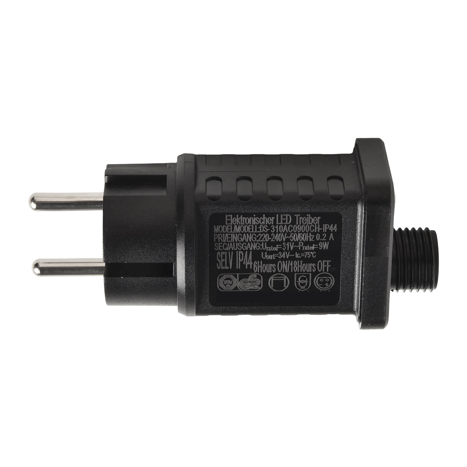 Zasilacz LED 31V 9W z timerem  – Outdoor Power For Christmas Lights recenzja i cena