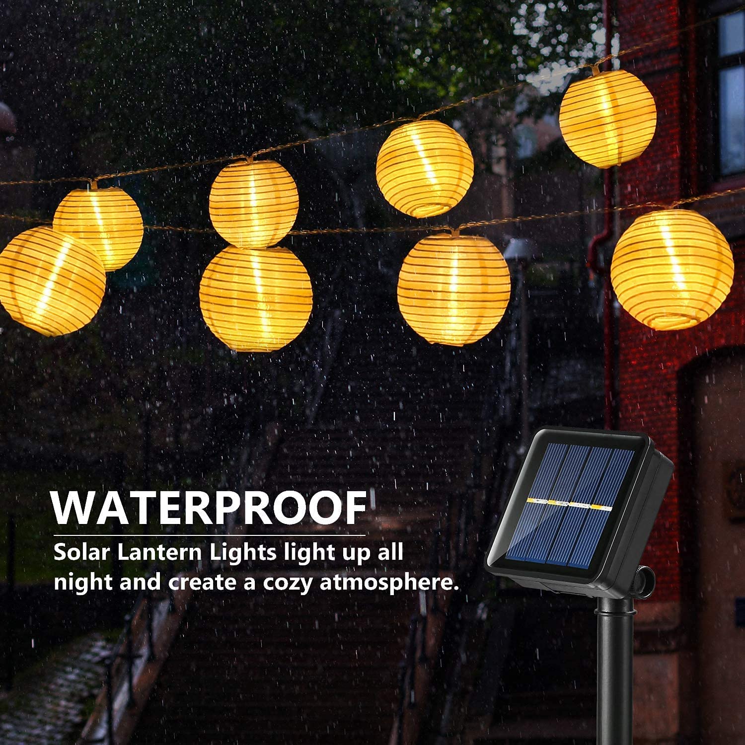 Wodoodporna latarnia girlanda  – Outdoor Power For Christmas Lights recenzja i cena