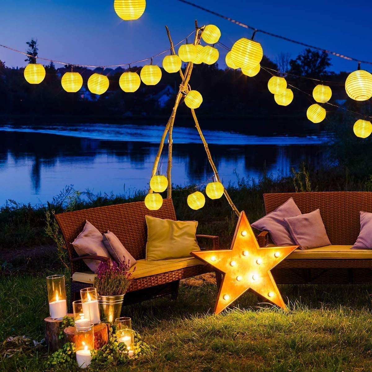 Wodoodporna latarnia girlanda  – Outdoor Power For Christmas Lights recenzja i cena