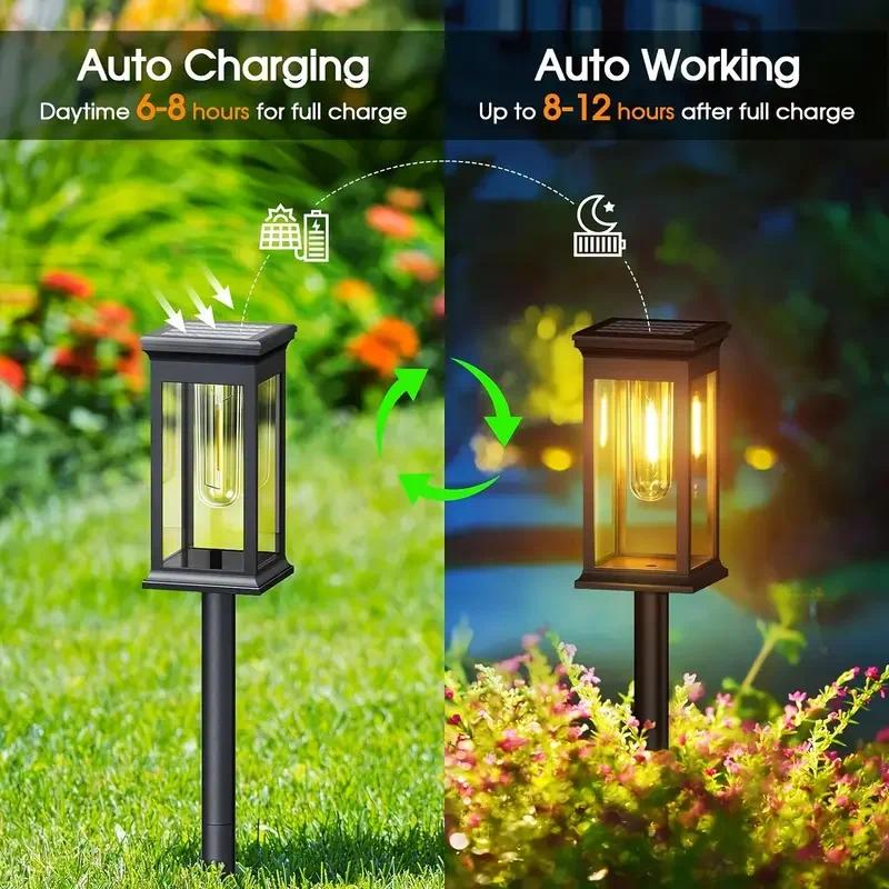 4 szt. Solarnych lamp ogrodowy – Outdoor Power For Christmas Lights recenzja i cena