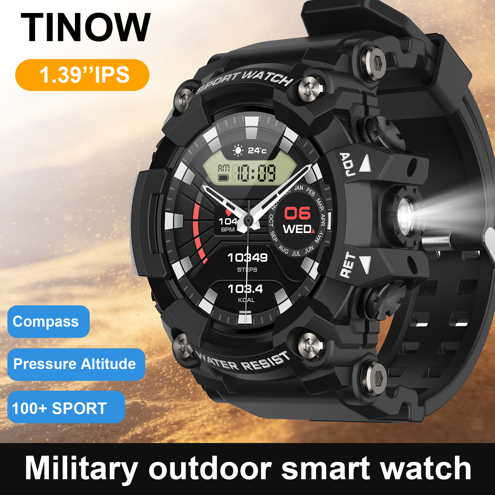 Zewnętrzny smartwatch Realtek  – Outdoor Power Meter recenzja i cena