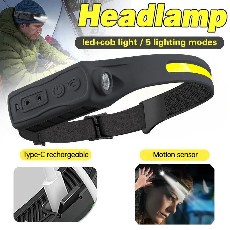 Mocna latarka czołowa LED COB  – Outdoor Power Head recenzja i cena
