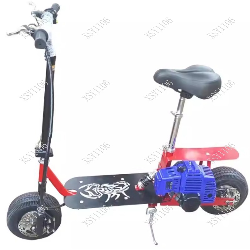 Składany, dwusuwowy mini skute – Outdoor Power And Pedal recenzja i cena