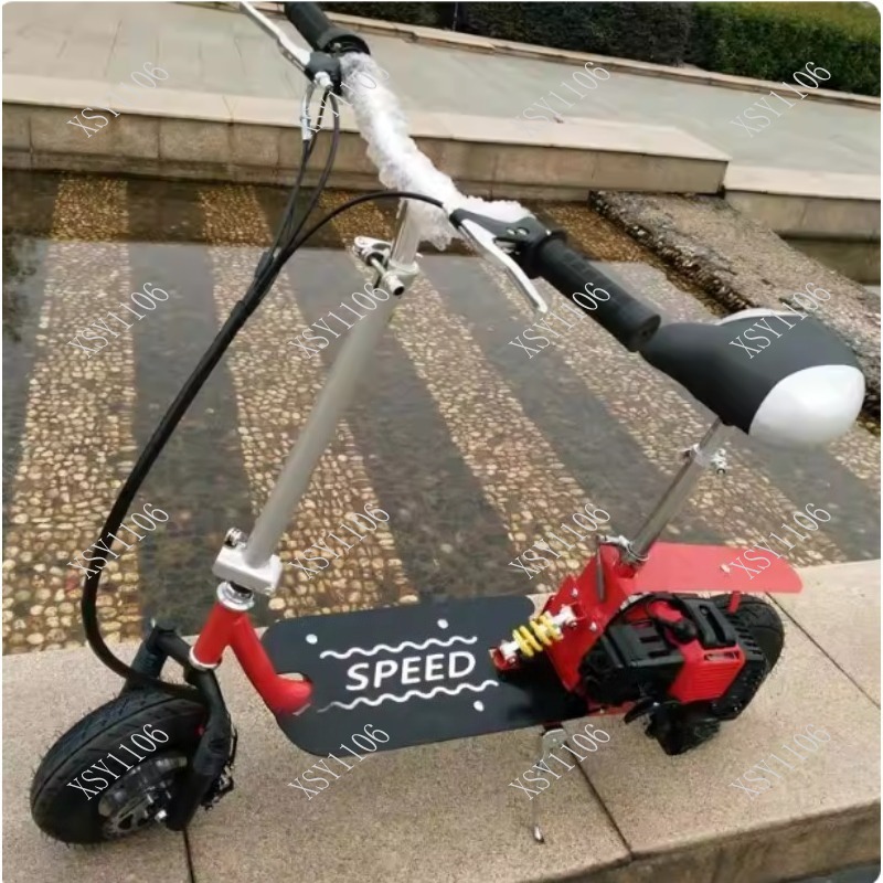 Składany, dwusuwowy mini skute – Outdoor Power And Pedal recenzja i cena