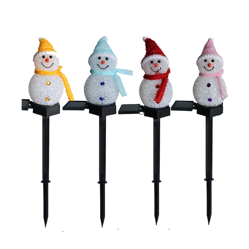 LED Snowman Solar Garden Light – Outdoor Power For Christmas Lights recenzja i cena