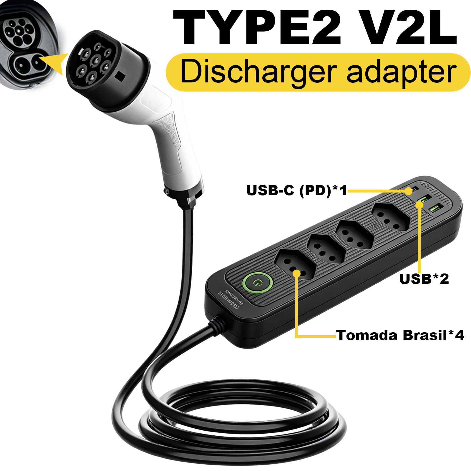 Adapter rozruchowy Type2 V2L 1 – Outdoor Power Port recenzja i cena
