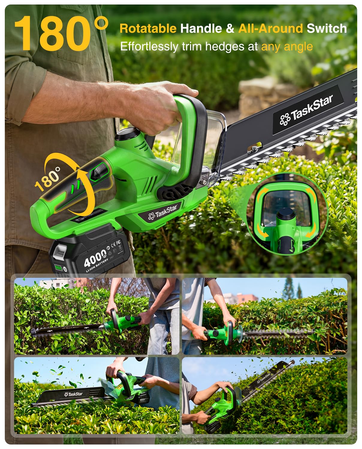 Elektryczna kosa do żywopłotu  – Hedge Trimmer Cordless recenzja i cena