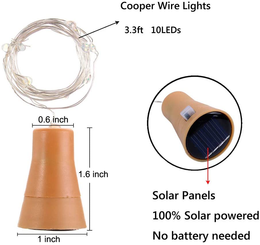 Słoneczna butelka wina Led Str – Outdoor Power For Christmas Lights recenzja i cena