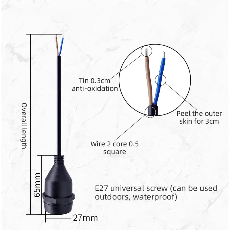 Uniwersalna oprawka lampy E27  – Outdoor Power Head recenzja i cena