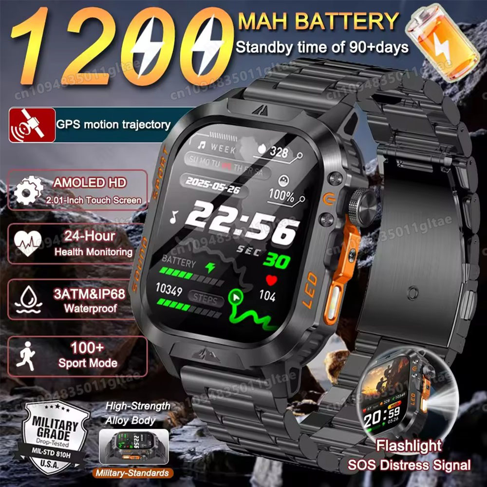 Nowy wojskowy smartwatch męski – Outdoor Power Meter recenzja i cena