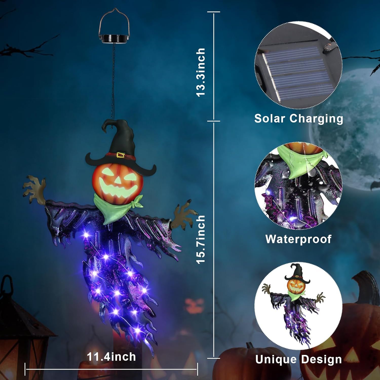 Solarnie zasilane metalowe dek – Outdoor Power For Christmas Lights recenzja i cena