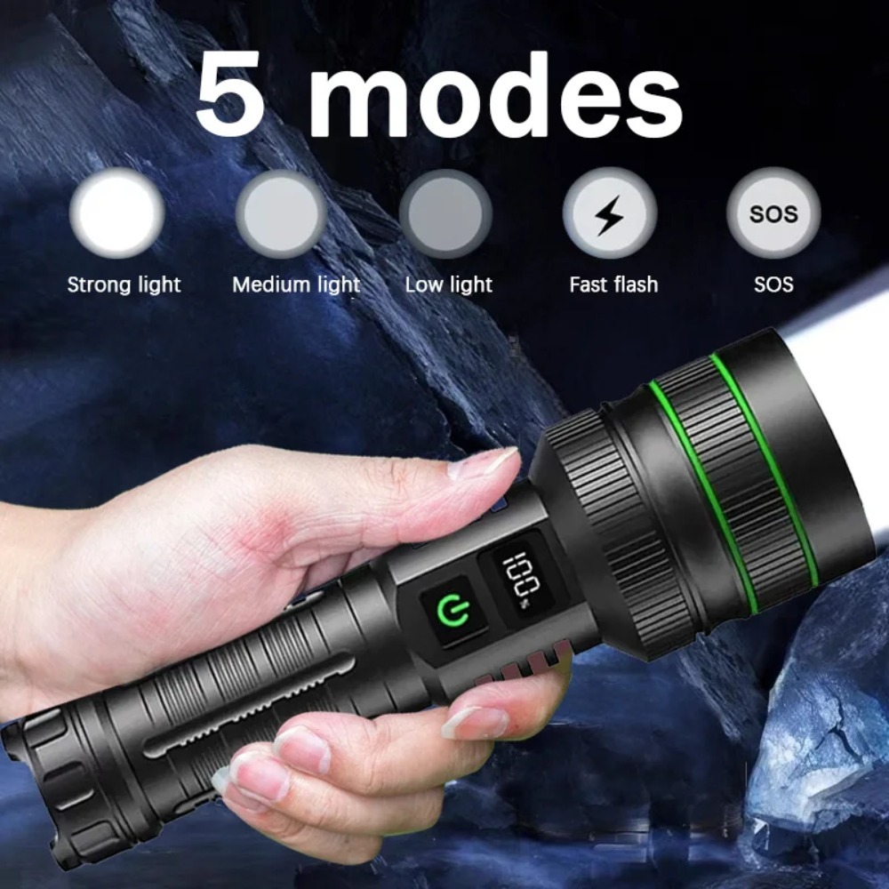 Mocna latarka LED z regulacją  – Outdoor Power Meter recenzja i cena