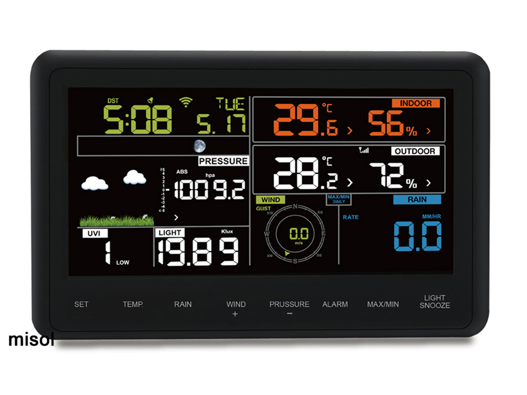 Stacja pogodowa MISOL WiFi z c – Outdoor Power Meter recenzja i cena
