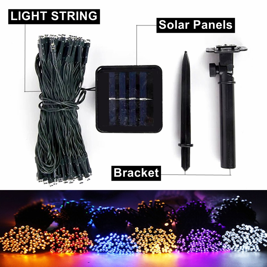 Lampki solarne LED 32m 22m 8 t – Outdoor Power For Christmas Lights recenzja i cena