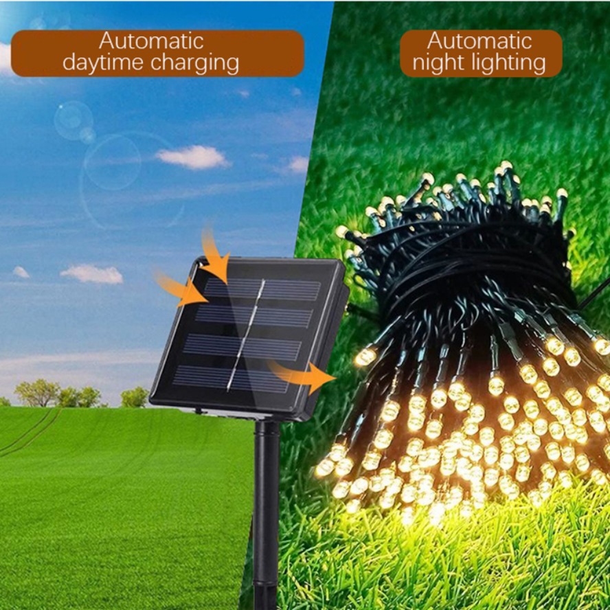 Lampki solarne LED 32m 22m 8 t – Outdoor Power For Christmas Lights recenzja i cena