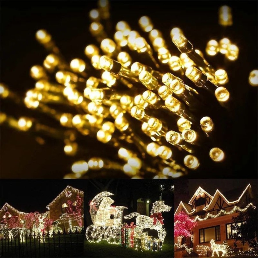 Lampki solarne LED 32m 22m 8 t – Outdoor Power For Christmas Lights recenzja i cena