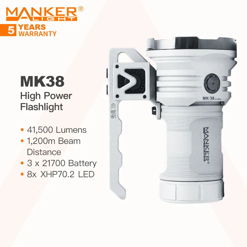 Manker MK38 Akumulatorowa lata – Outdoor Power Meter recenzja i cena